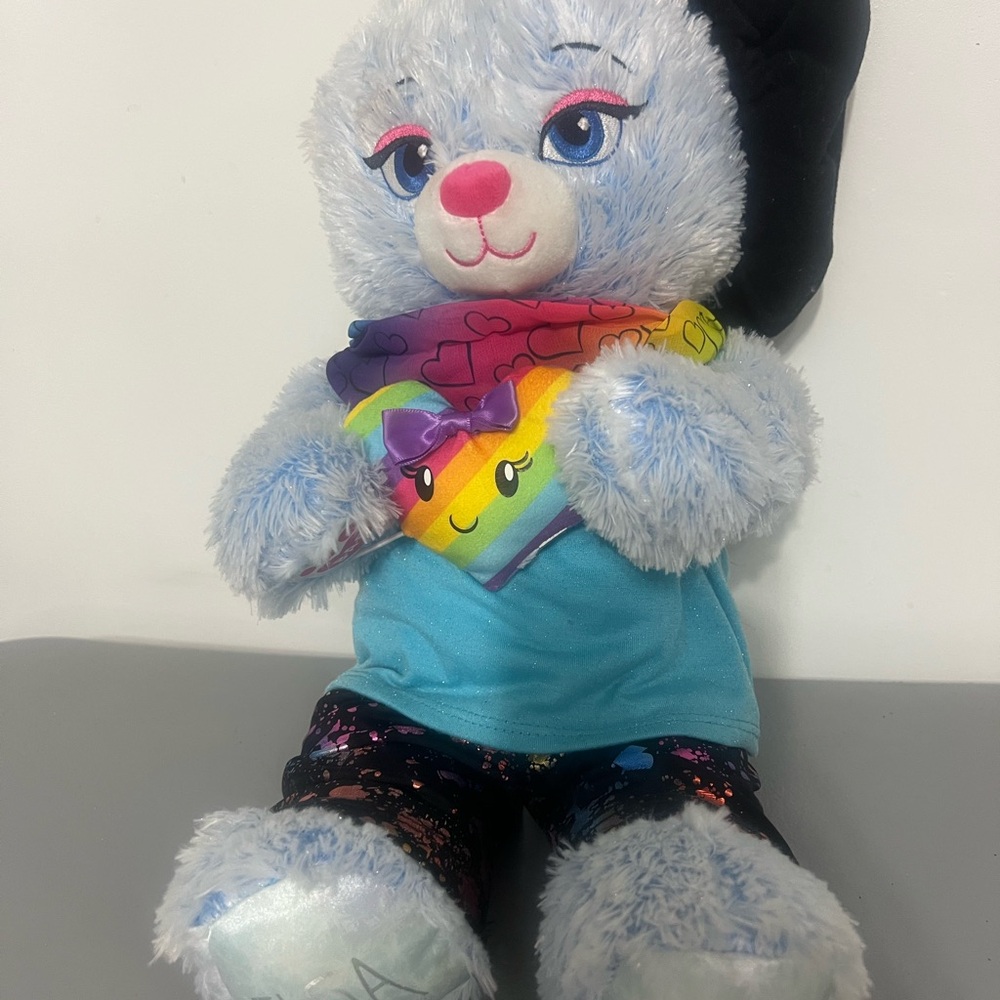 Build A Bear‎ Frozen Disney Olaf's Frozen Adventures Blue Sparkle  Plush BAB